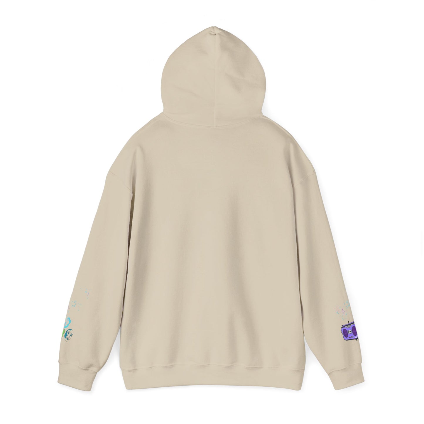Colorful Dance Hoodie for Creative Spirits, Cozy Unisex Hooded Sweatshirt, Perfect for Parties, Dance Classes, Gifts