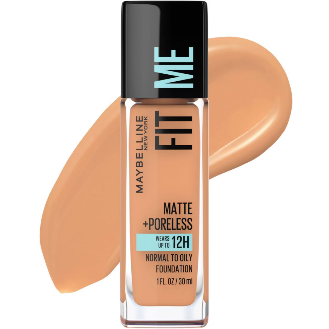 Maybelline Fit Me Matte + Poreless Foundation Warm Honey 322 (1oz)