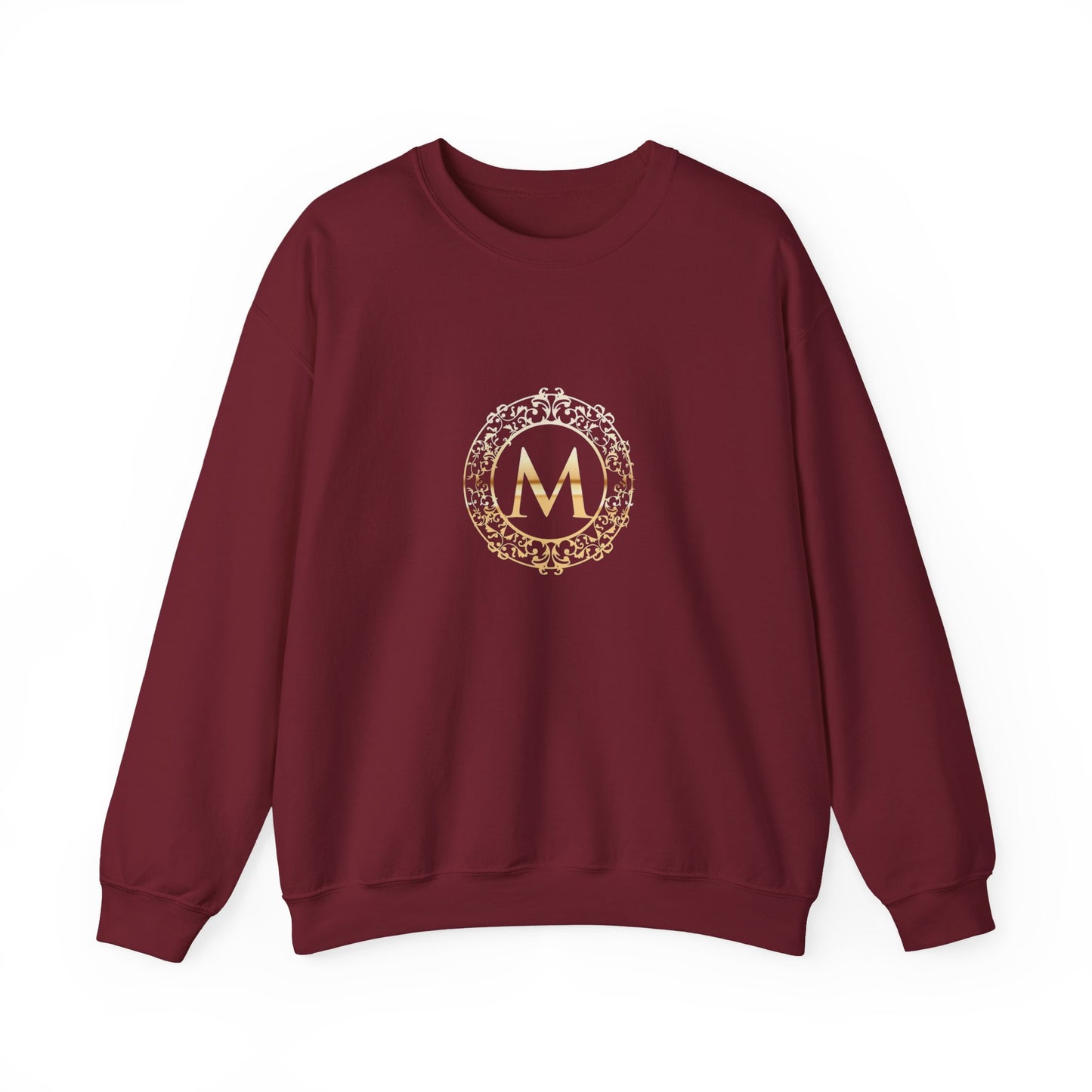 M LOGO - Mia Pruitt Monogrammed Heavy Blend Crewneck Sweatshirt