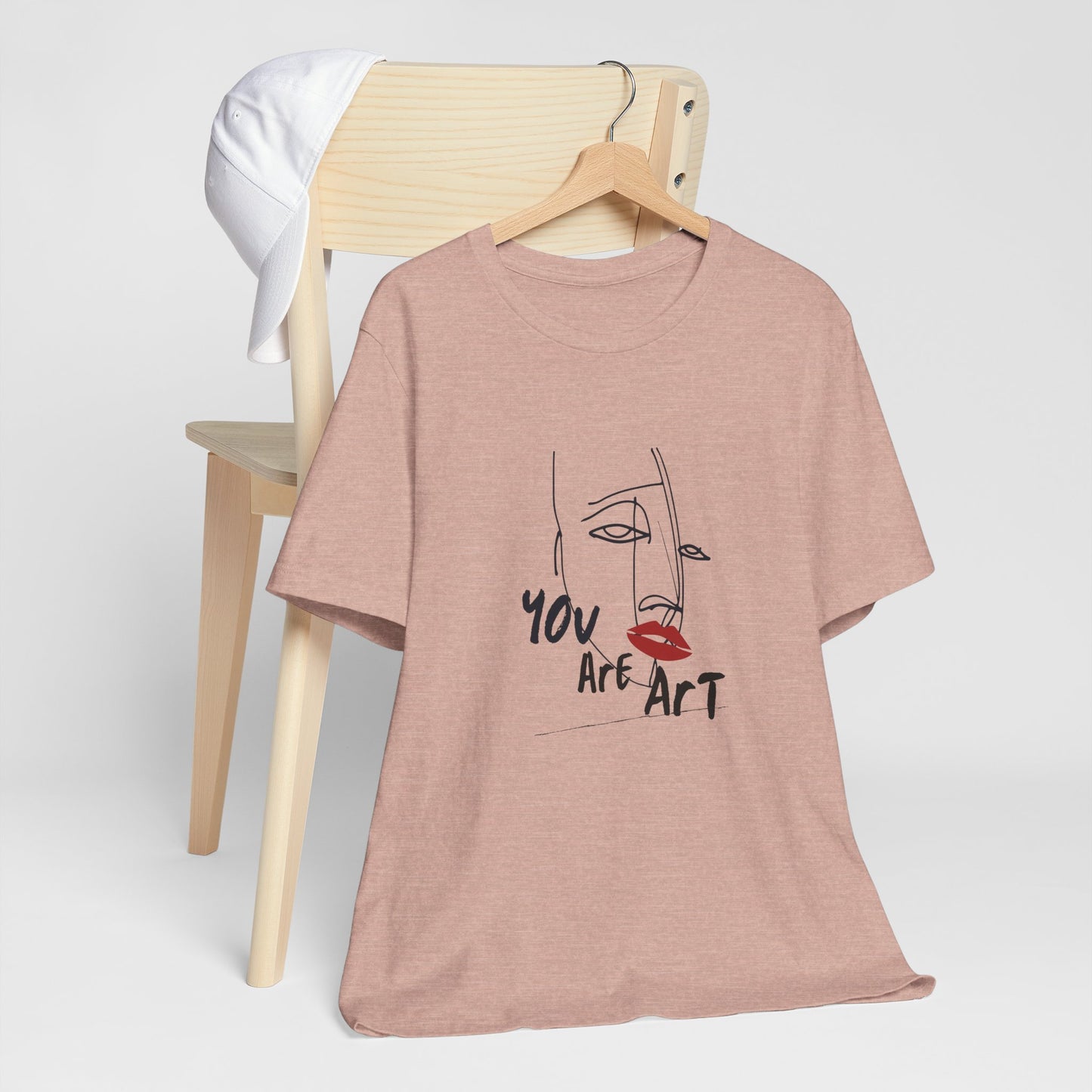 Artistic Expression Unisex Tee - You Are Art, Creative Gift, Casual Wear, Modern Design, Art Lover's Shirt