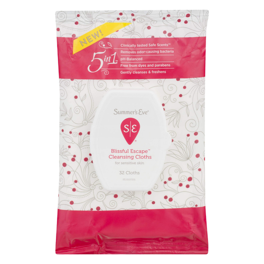 Summer's Eve Blissful Escape Cleansing Cloths (32 Count)