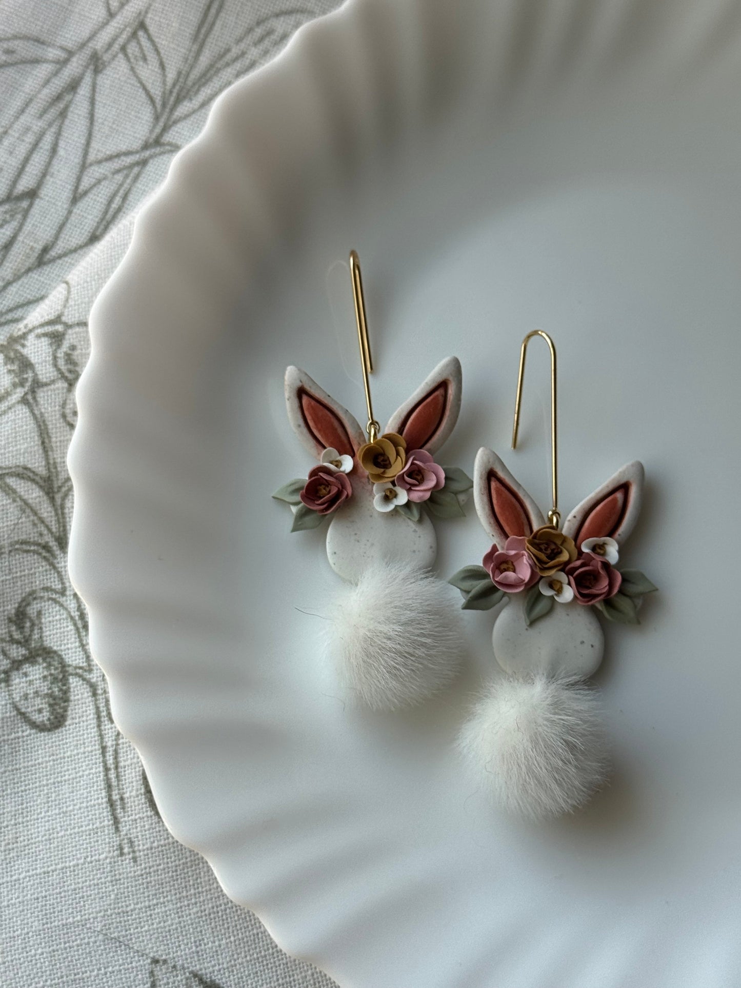 Fuzzy Bunnies, in Soft Floral