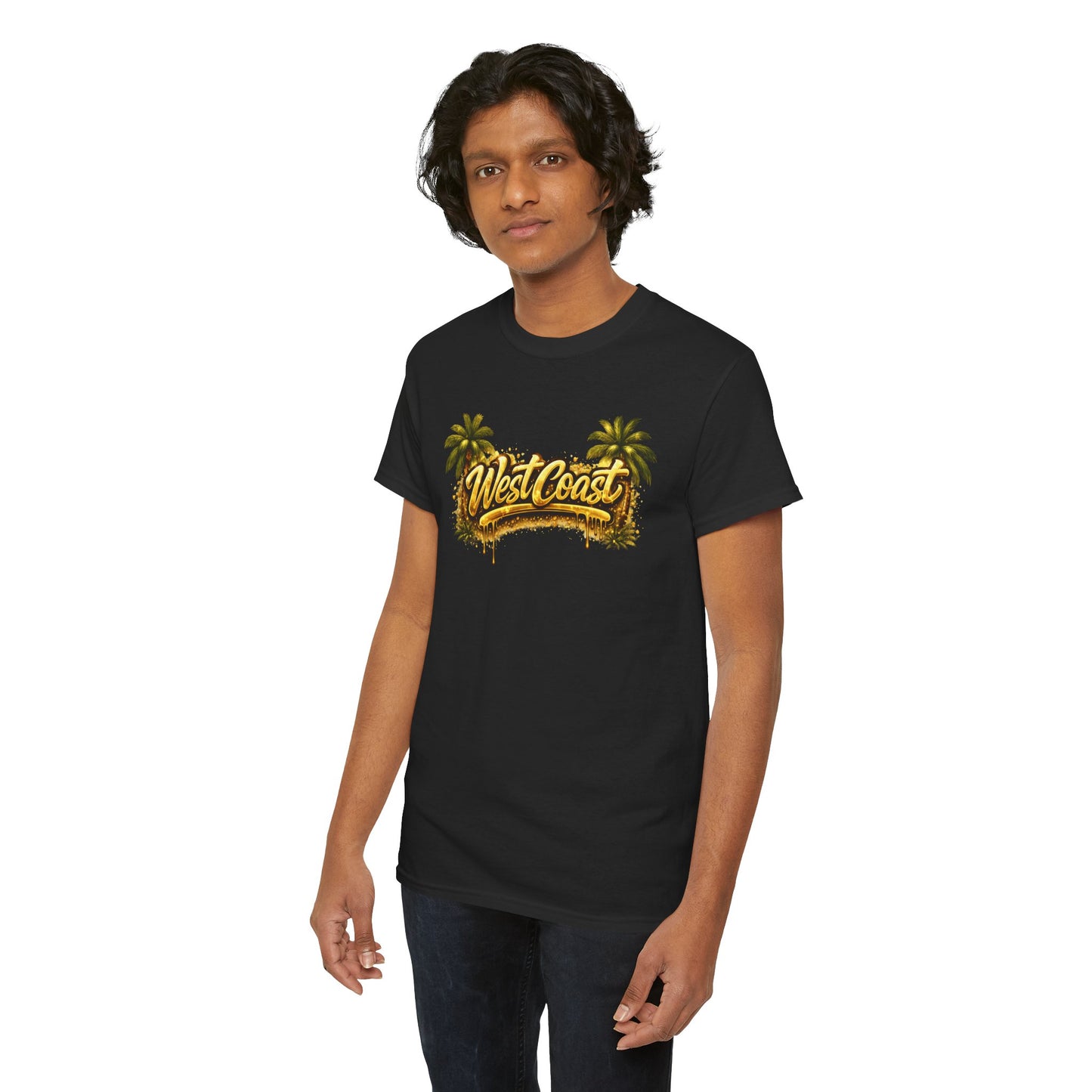 West Coast Palm Tree T-Shirt — Retro Surf Vibe Tee