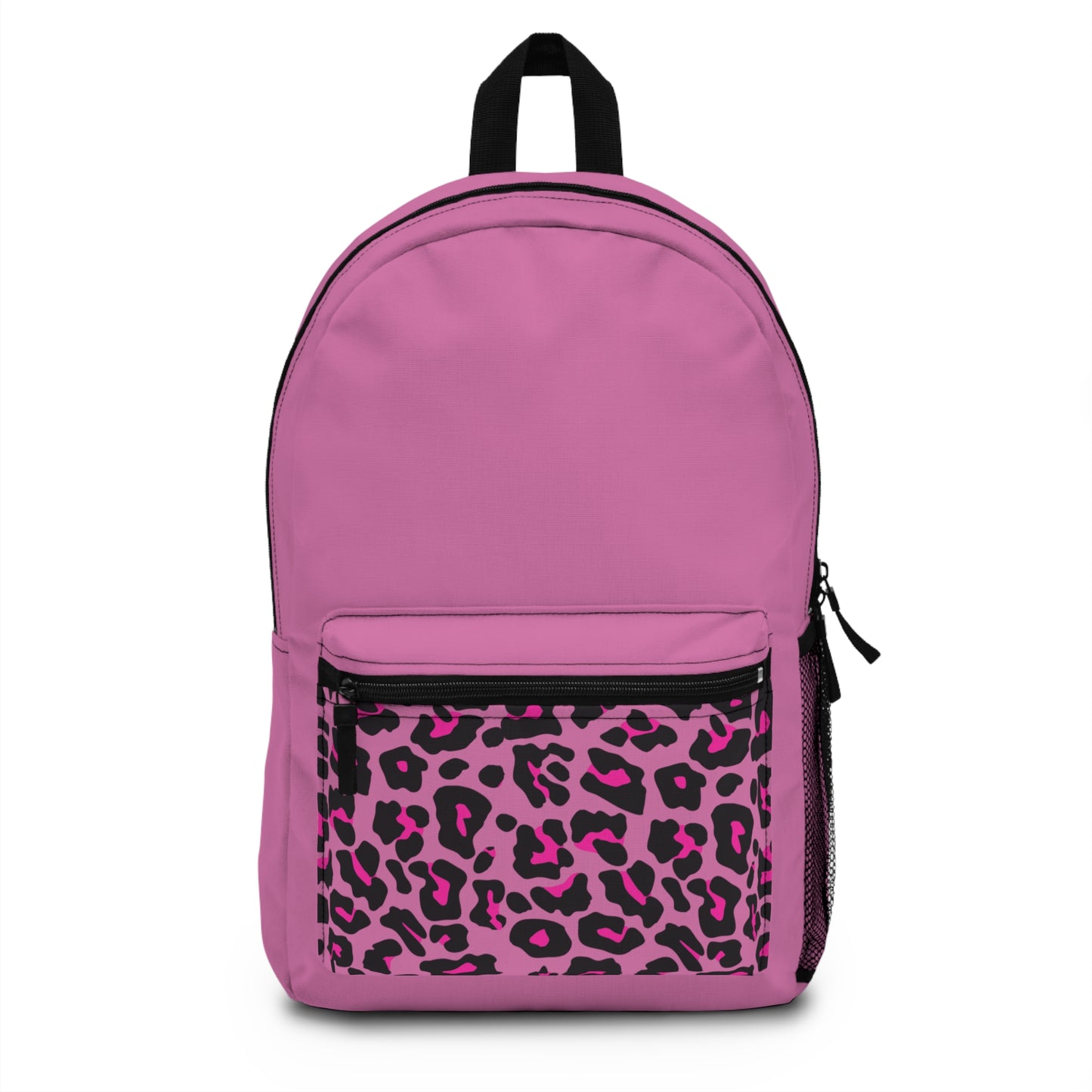 Pink Leopard Print Backpack | Stylish School Bag, Trendy Laptop Carrier, Cute Travel Backpack, Gift for Teens, Back to School Essentials