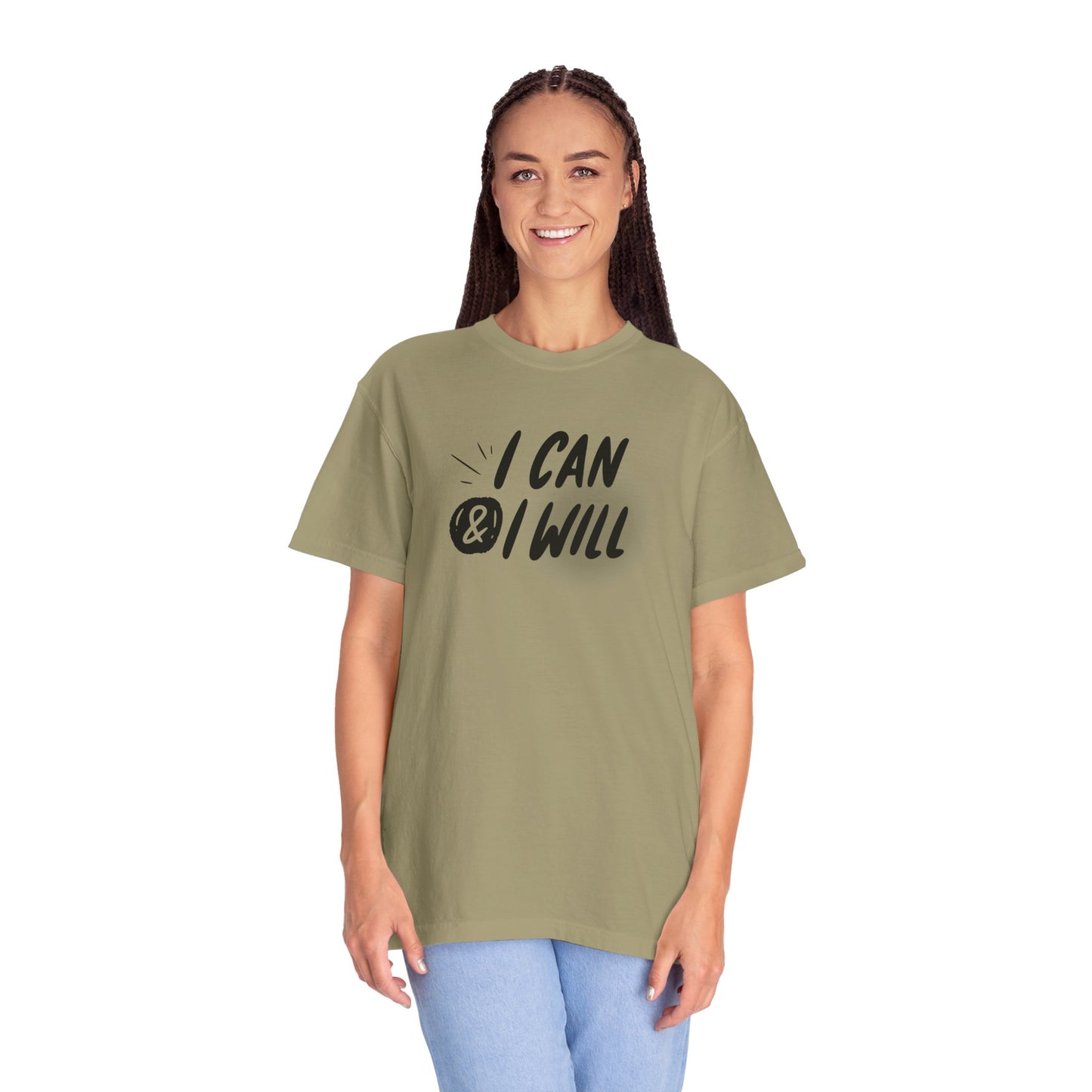 Motivational T-Shirt - Unisex Garment-Dyed Tee, Inspiring Quote, Gift for Friends, Workout Gear, Positive Affirmation Apparel