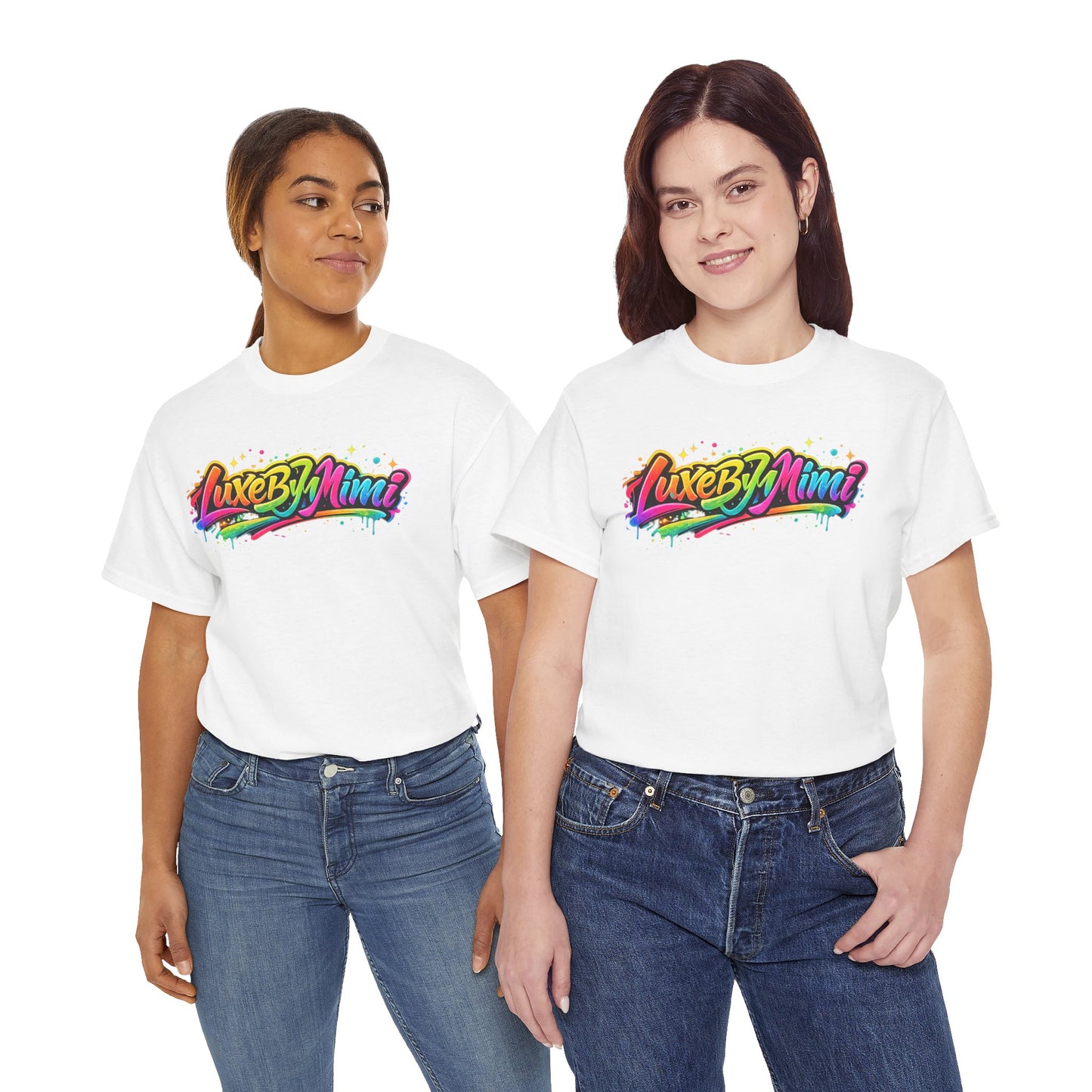 Graffiti Logo T-Shirt — 'Luxe By Mimi' Brand Colorful Streetwear Tee