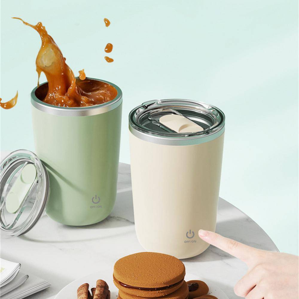 Insulated Self-Stirring Coffee Mug – 350 ml Electric Mixer & Thermal Cup-3