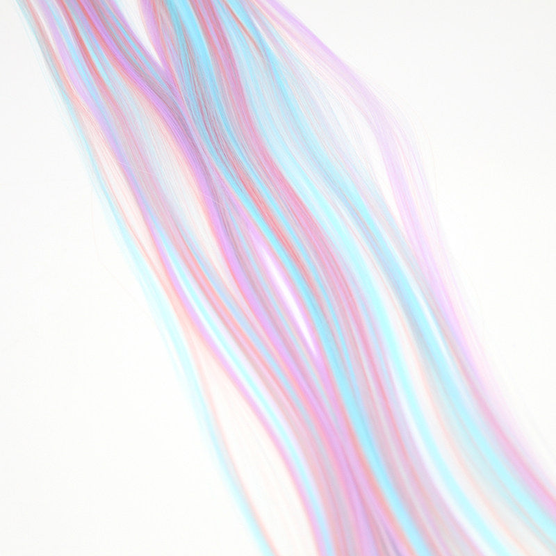 Millennial Sweetheart Spice Girls Gradient Color Ear-Hanging Dye Wig