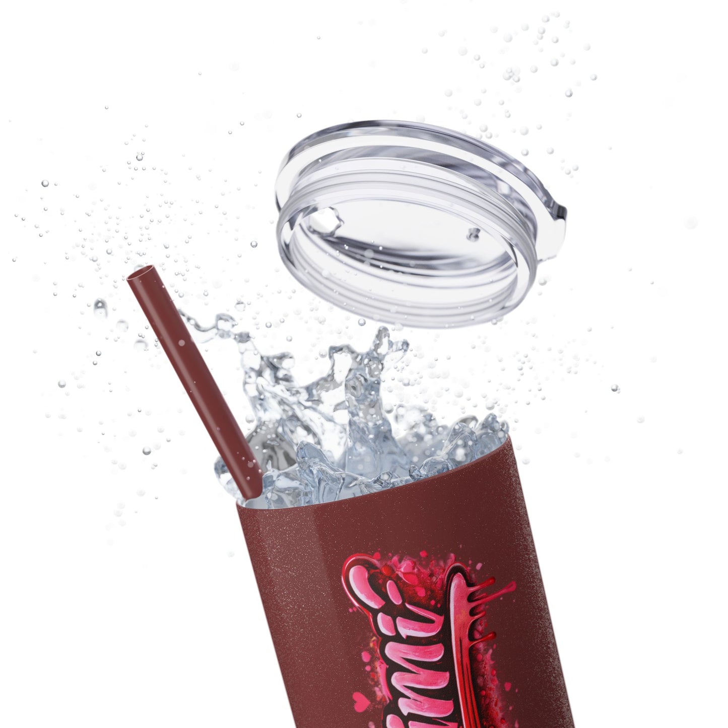 Skinny Tumbler – 'Lake & Lemons' Red Script 20oz Insulated Straw Tumbler