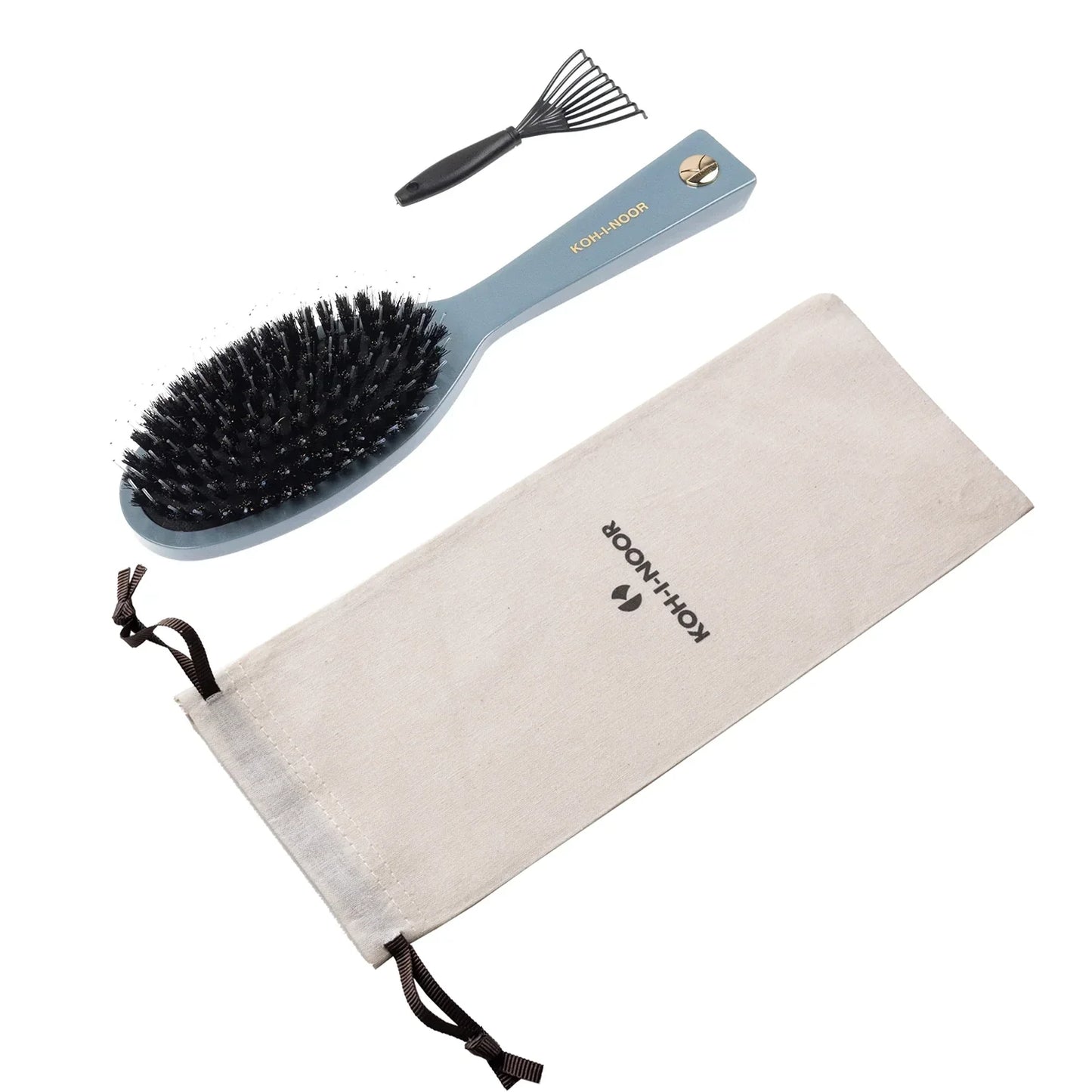 Pastel Boar & Nylon Pin Hair Brush - Biodegradable Acetate in 6 Colors-8