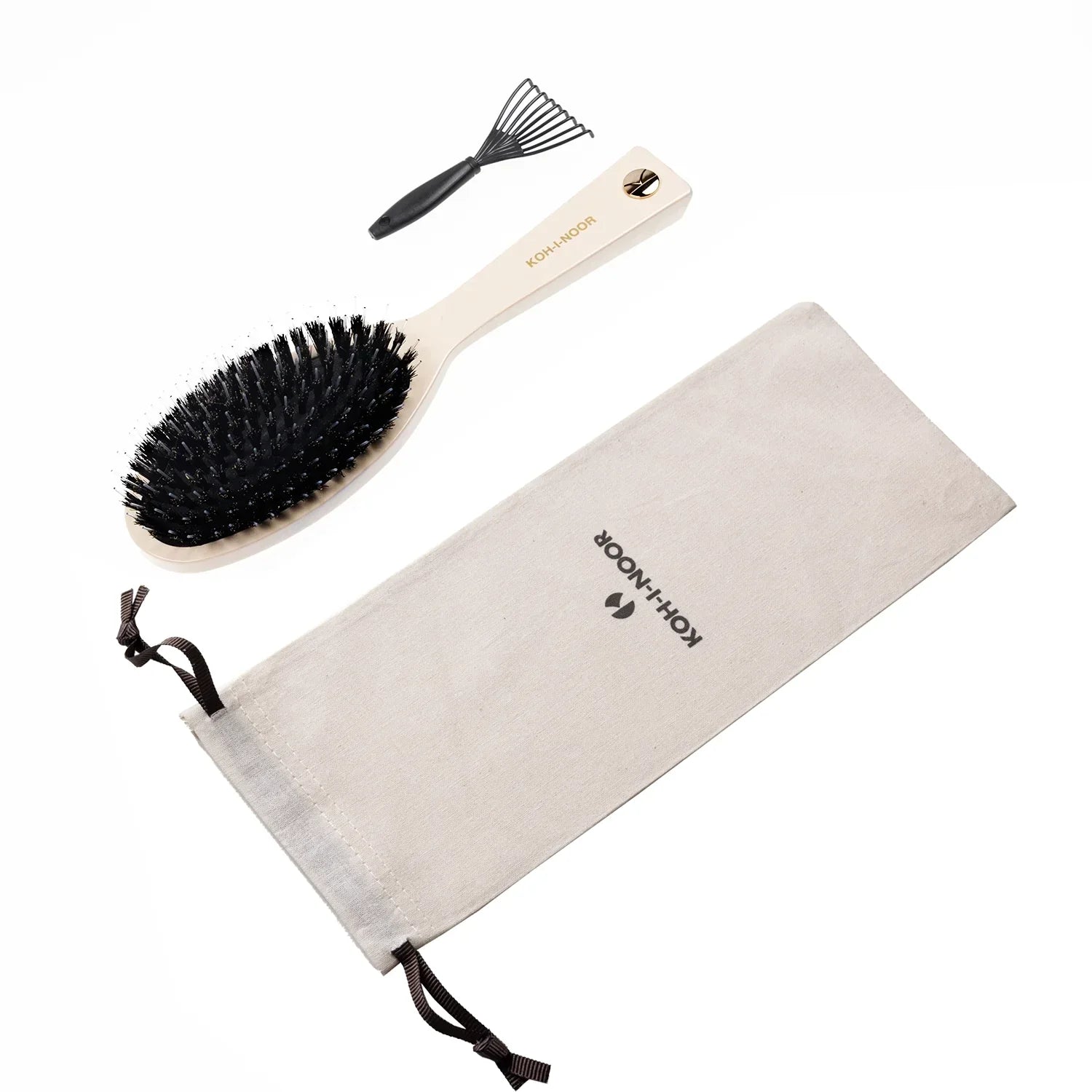 Pastel Boar & Nylon Pin Hair Brush - Biodegradable Acetate in 6 Colors-6