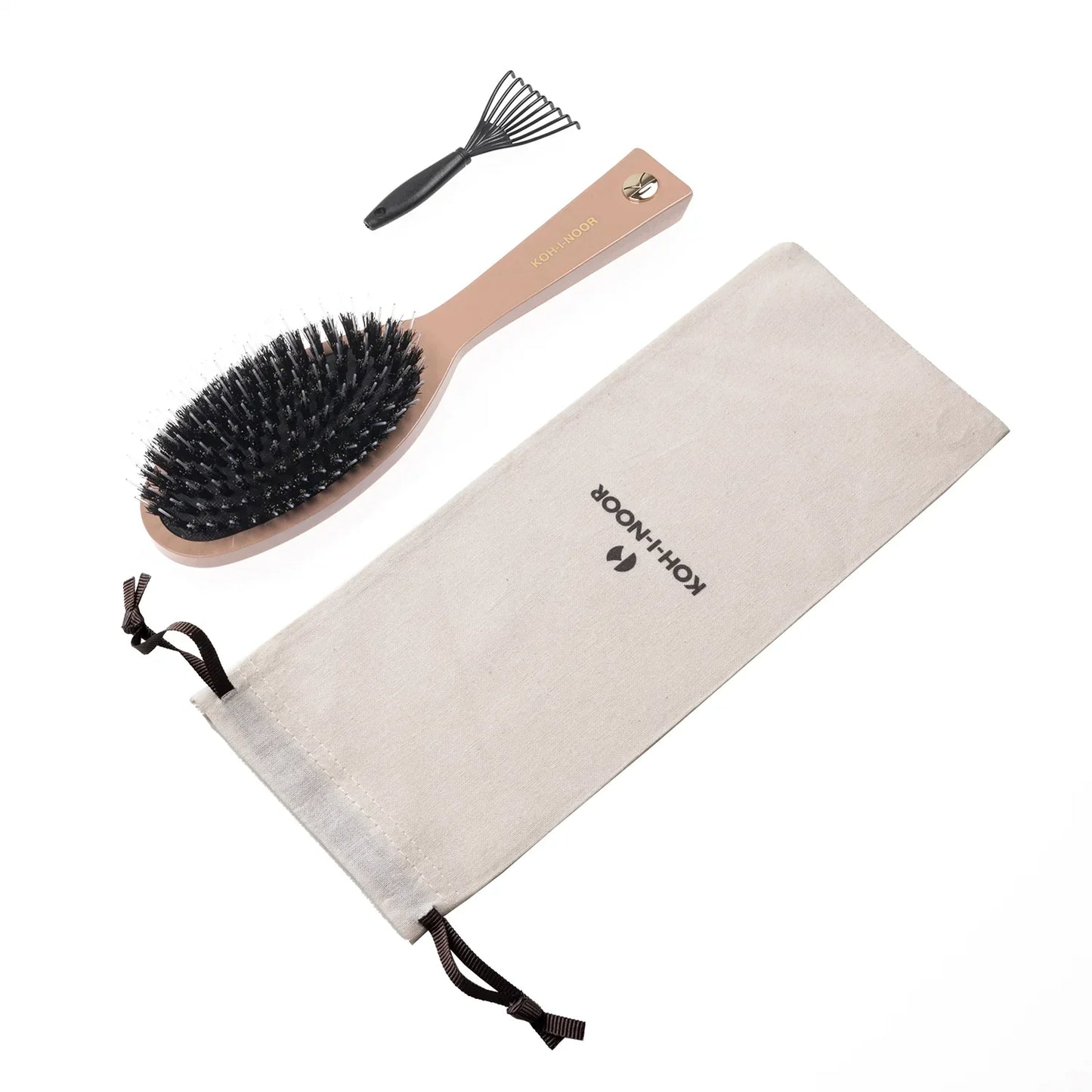 Pastel Boar & Nylon Pin Hair Brush - Biodegradable Acetate in 6 Colors-7