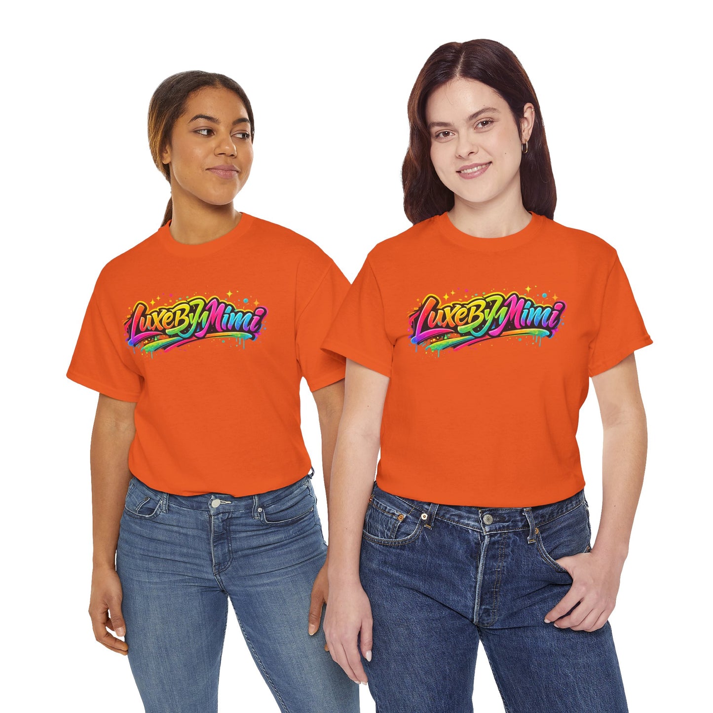 Graffiti Logo T-Shirt — 'Luxe By Mimi' Brand Colorful Streetwear Tee