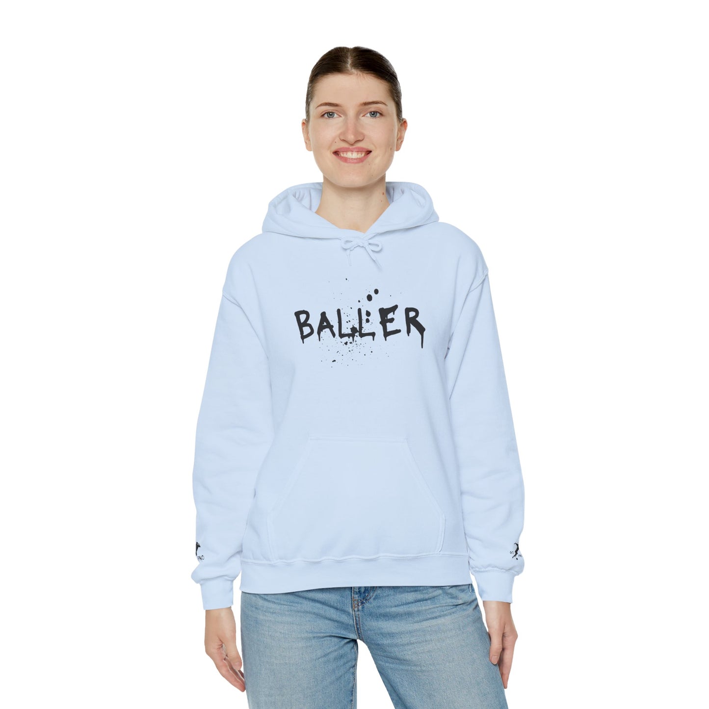GO PRO Baller Hoodie - Unisex Heavy Blend™ Sweatshirt for Sports Lovers, Gift for Athletes, Streetwear Style, Casual Wear, Birthday Gift