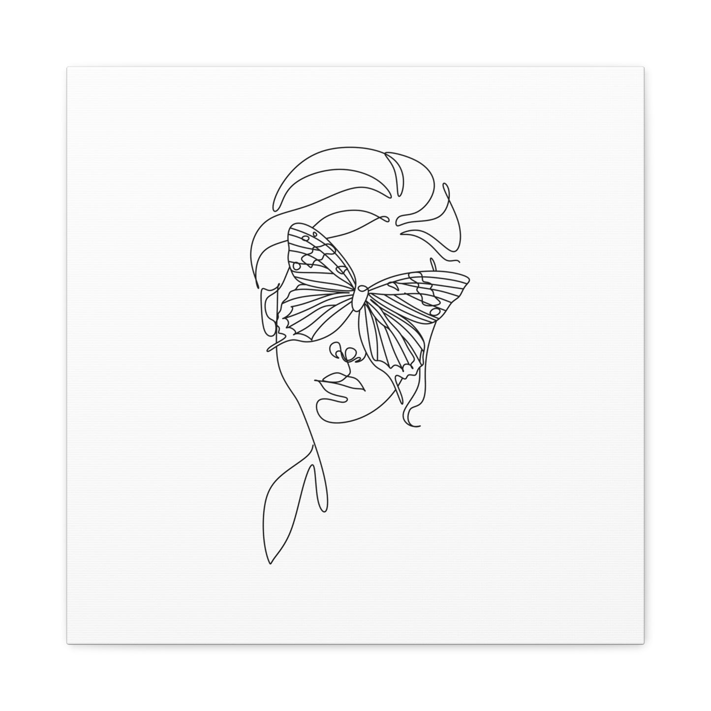 Minimalist Butterfly Canvas Art, Modern Home Decor, Gift for Nature Lovers, Wall Art for Women, Inspirational Wall Art