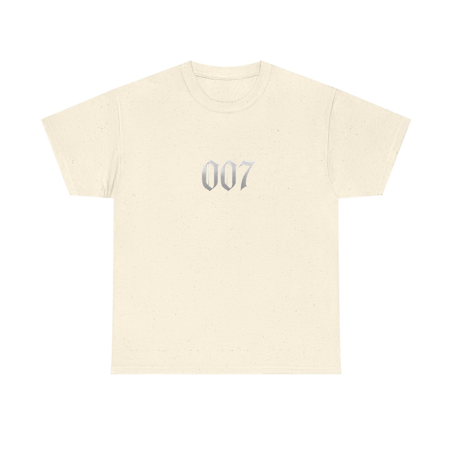007 Graphic Tee — Subtle Spy Number Chest Print