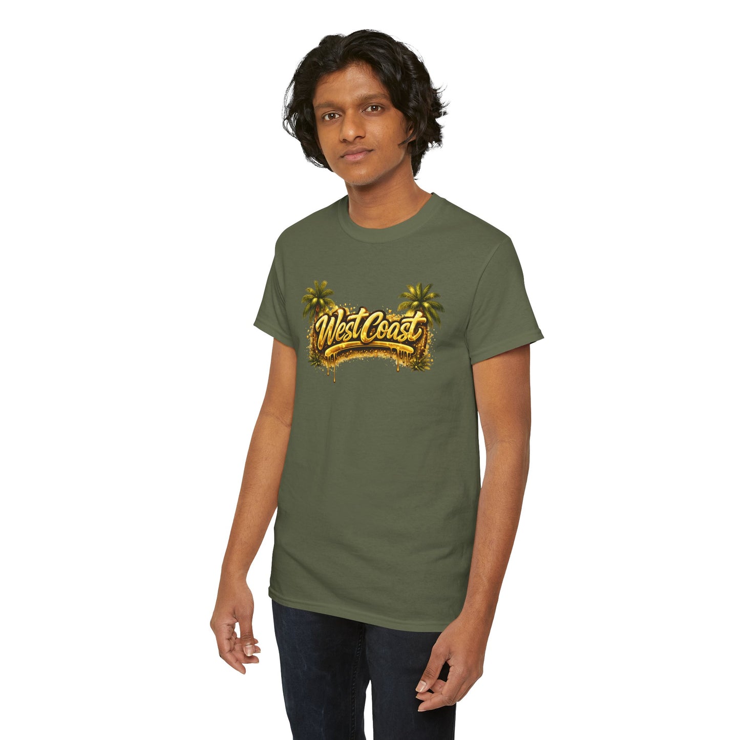 West Coast Palm Tree T-Shirt — Retro Surf Vibe Tee