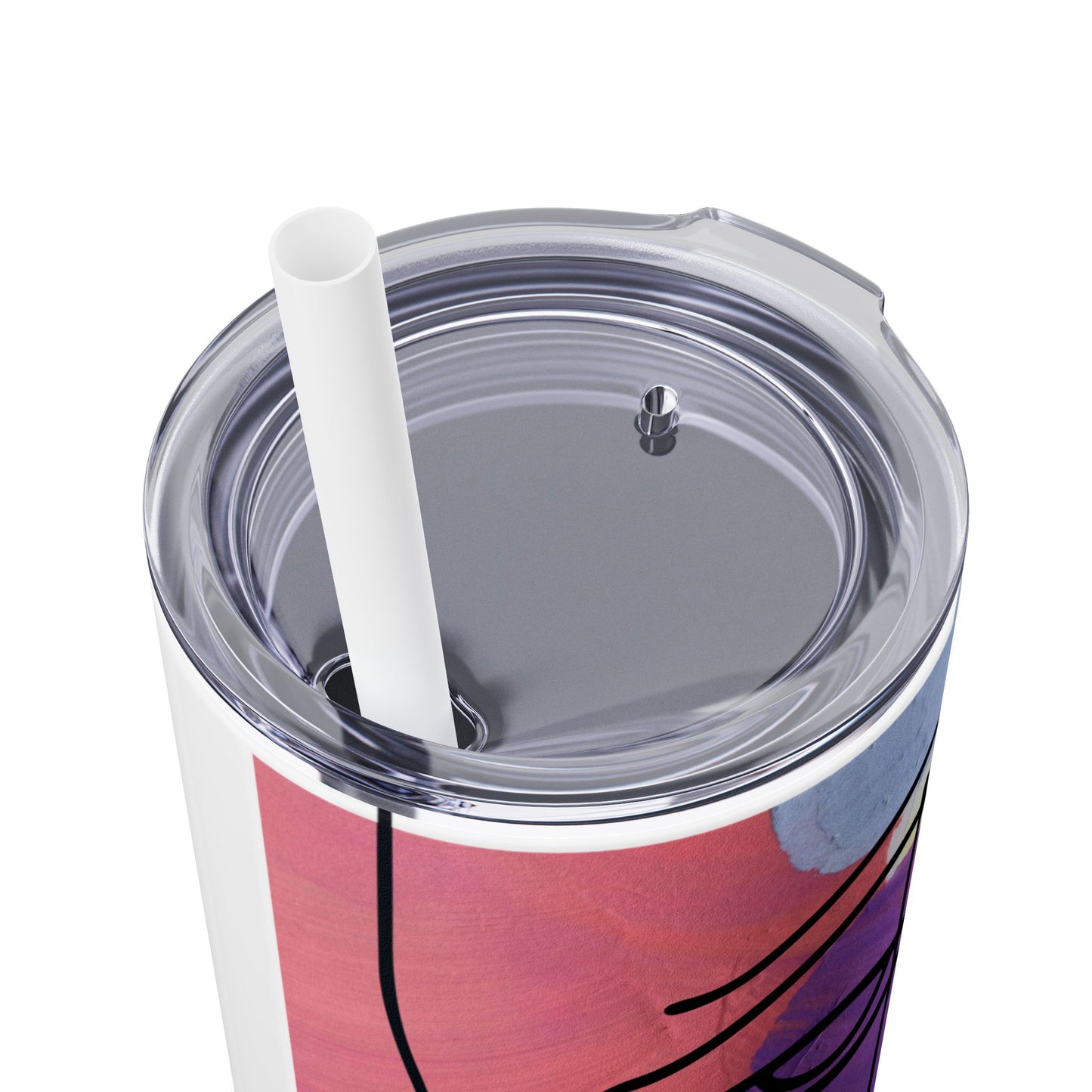 Artistic Skinny Tumbler with Straw, 20oz | Inspirational Drinkware, Colorful Water Bottle, Unique Gift Idea, Motivational Mug, [...]