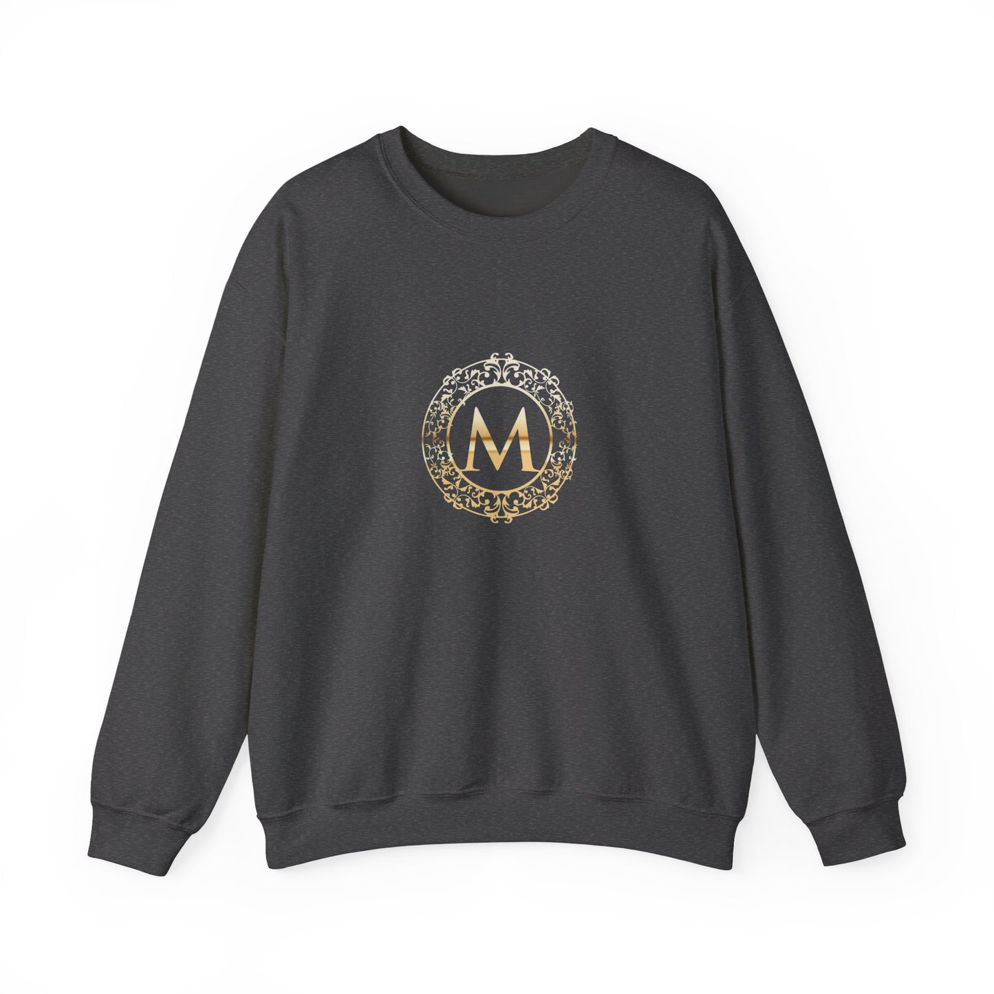 M LOGO - Mia Pruitt Monogrammed Heavy Blend Crewneck Sweatshirt