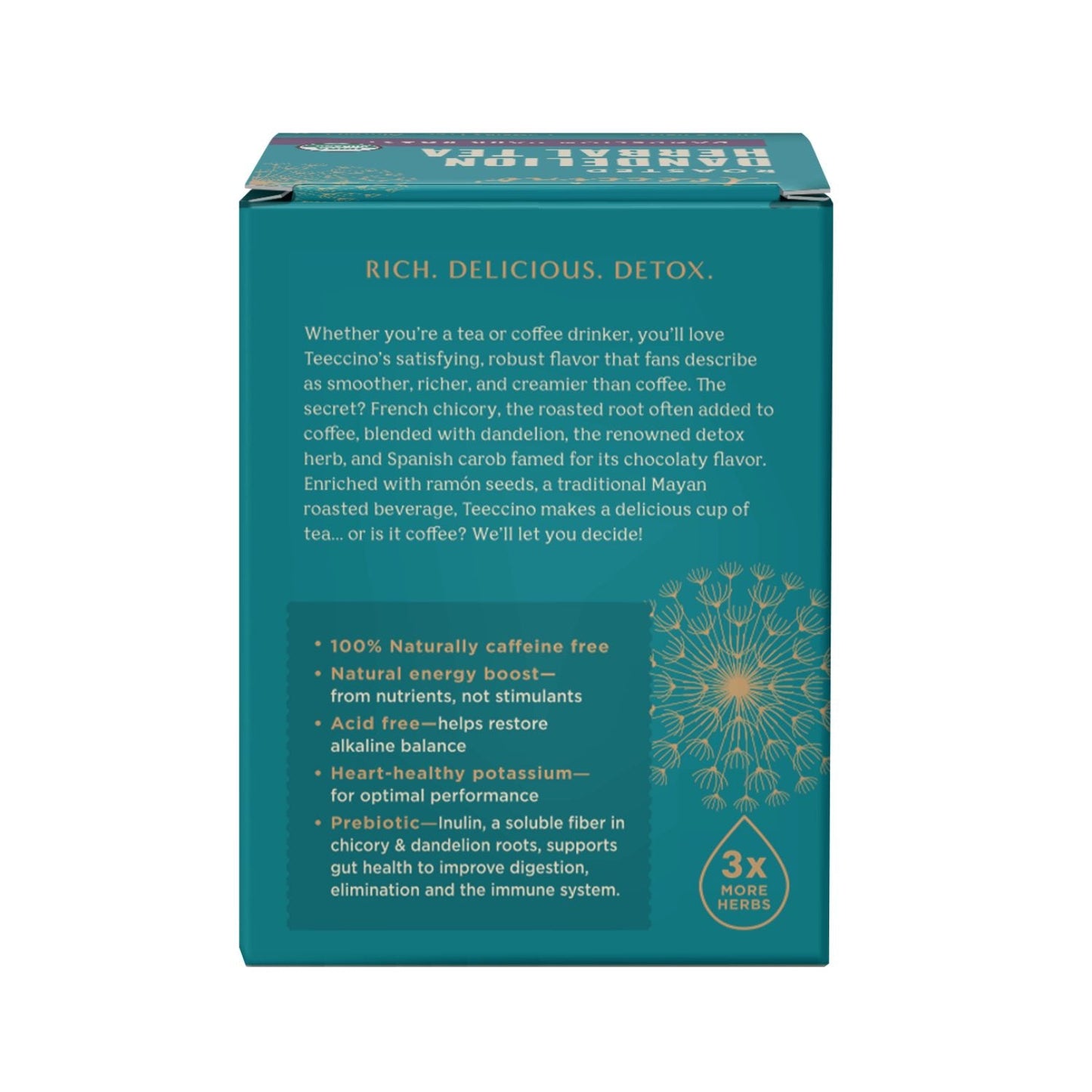 Dandelion Dark Roast Herbal Tea