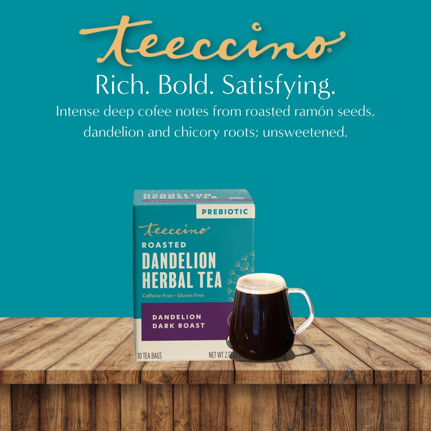Dandelion Dark Roast Herbal Tea