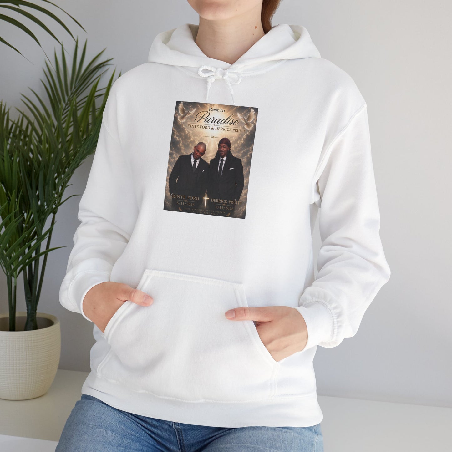 In Memory of Portrait Hoodie — "The Anointing" Ministry Sweatshirt