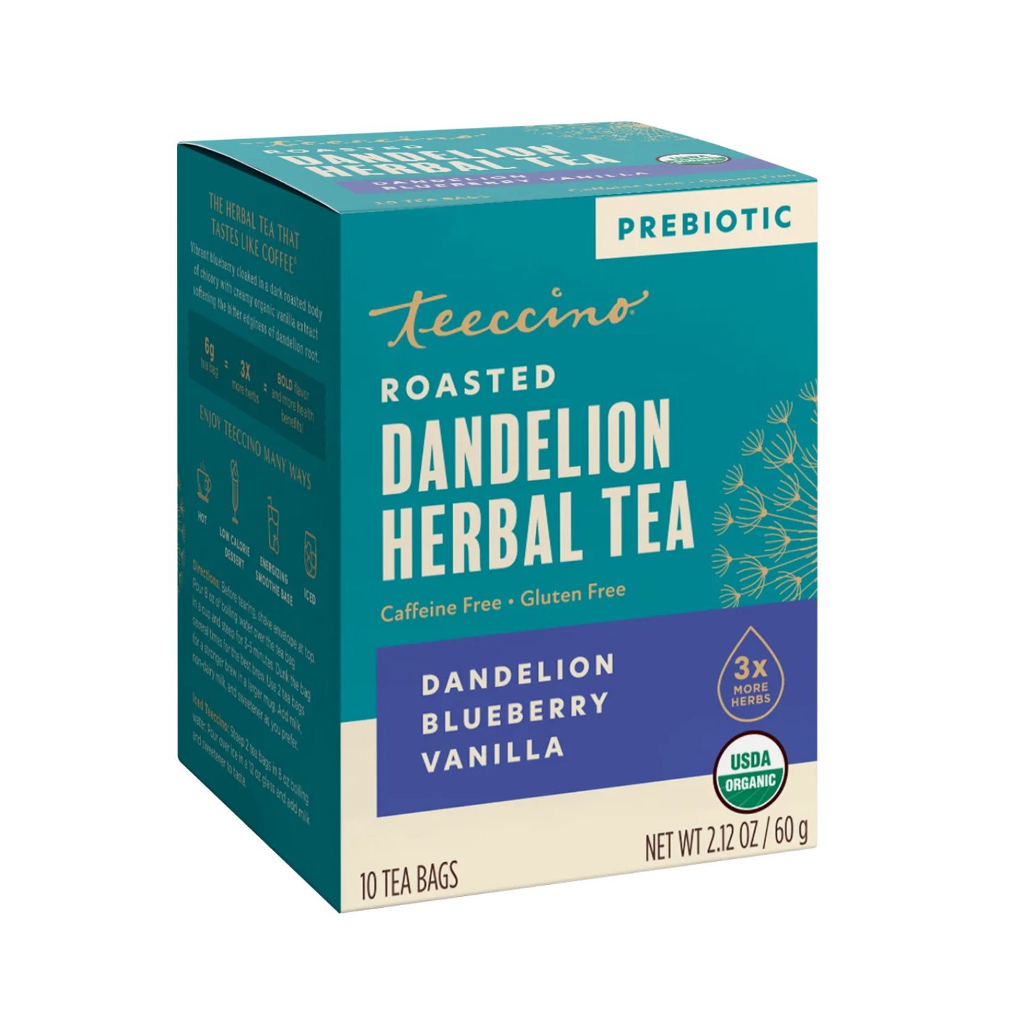 Blueberry Vanilla Chicory Herbal Tea