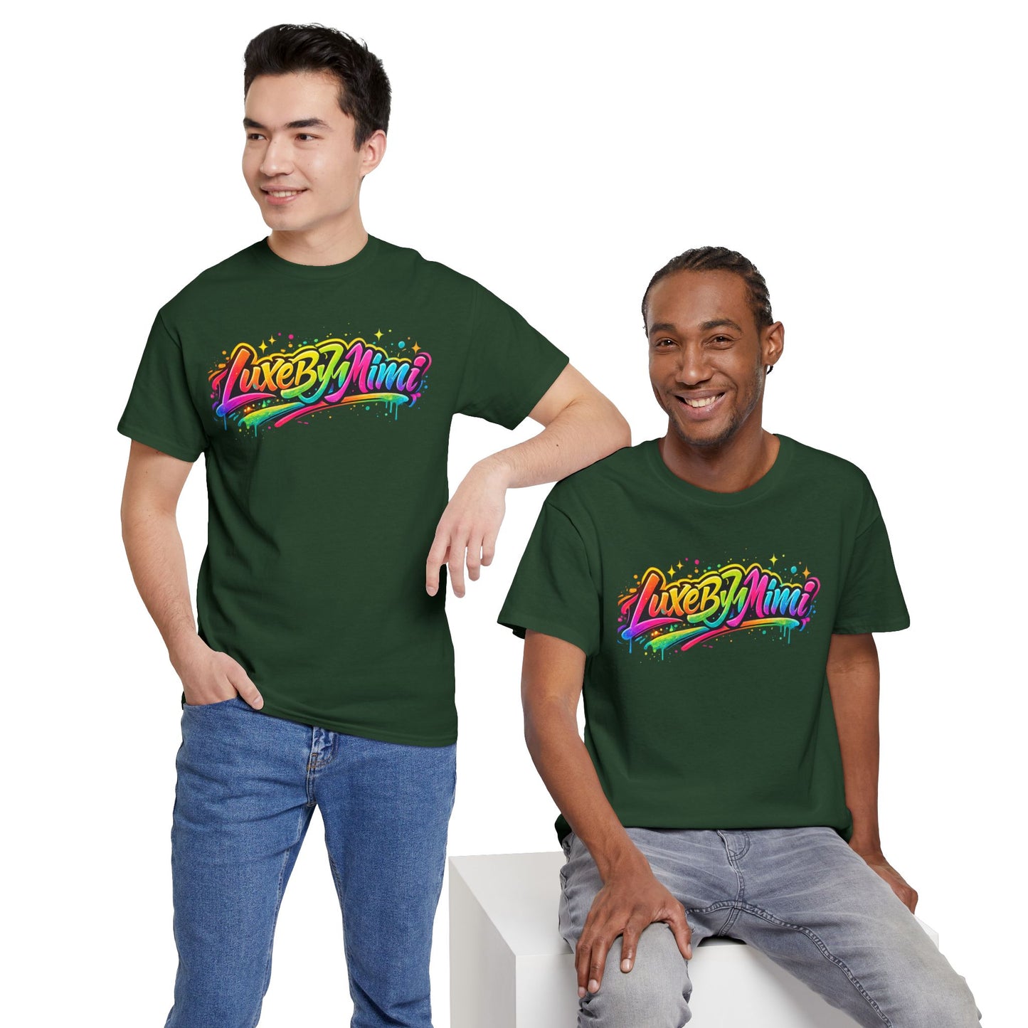 Graffiti Logo T-Shirt — 'Luxe By Mimi' Brand Colorful Streetwear Tee