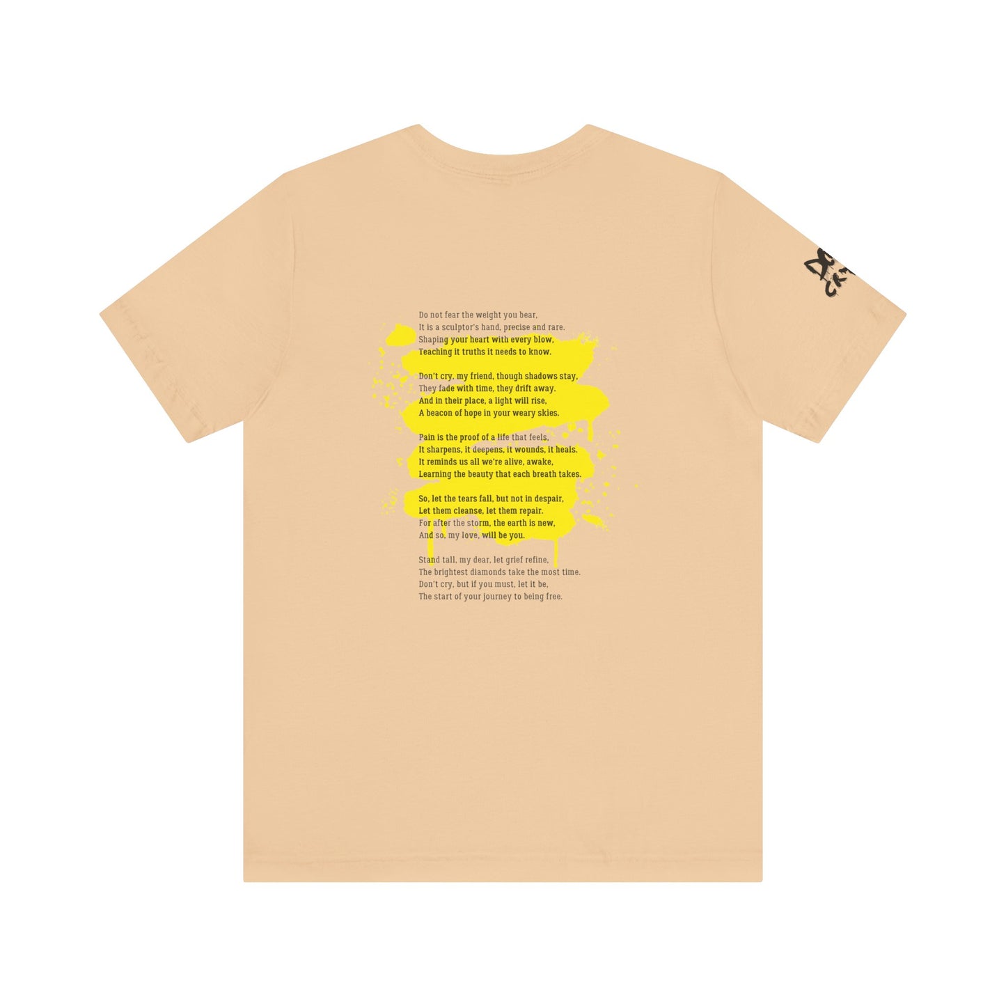 Inspirational Unisex Short Sleeve Tee - Journey to Self-Love & Empowerment
