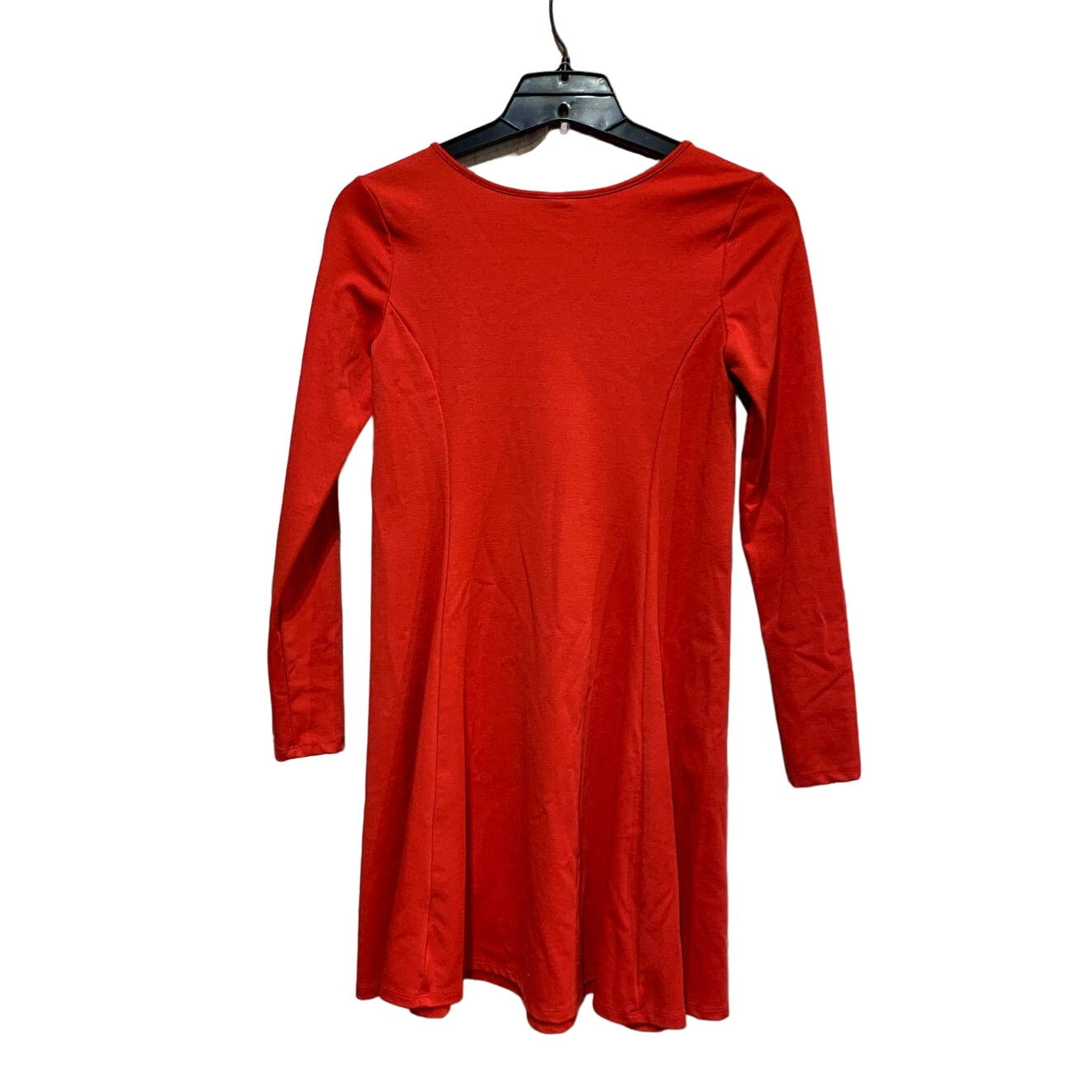 Old Navy XS Long Sleeve Polyester Blend VNeck Fit & Flare Knee Length Dress
