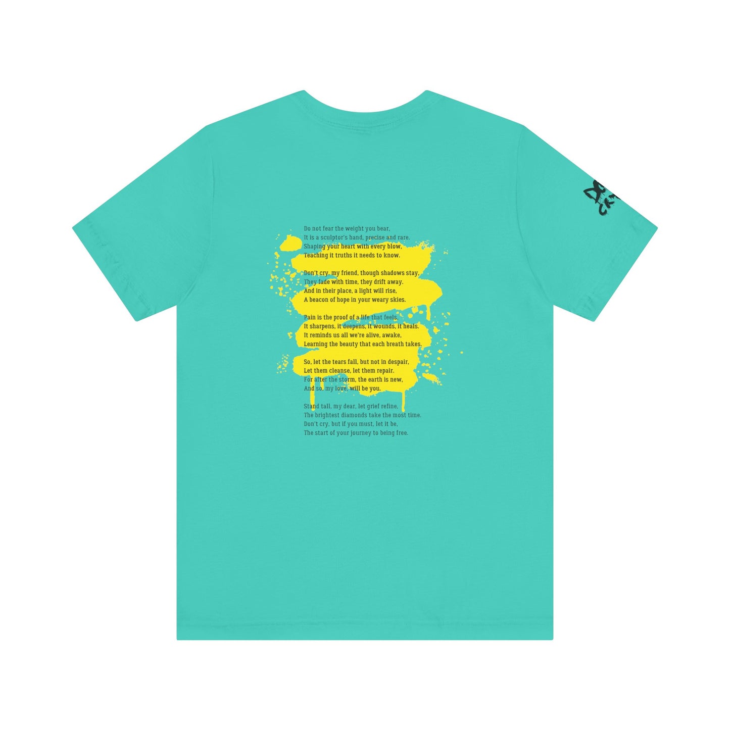 Inspirational Unisex Short Sleeve Tee - Journey to Self-Love & Empowerment