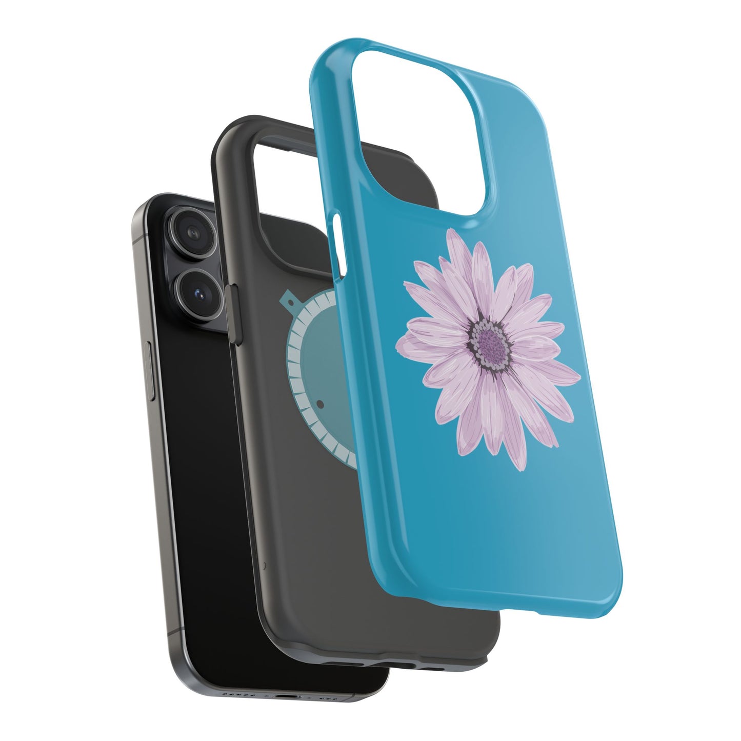 Magnetic Phone Cases with Floral Design, Impact-Resistant Accessories, Stylish Tech Protection, Gifts for Her, Unique Cell Phone Cases