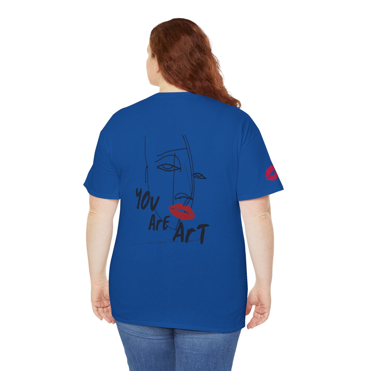 YOU ARE ART - SINGLE, TAKEN... Artistic Unisex Cotton Tee with Heartfelt Prints, Casual Wear, Gift for Artists, Streetwear, Inspirational Fashion