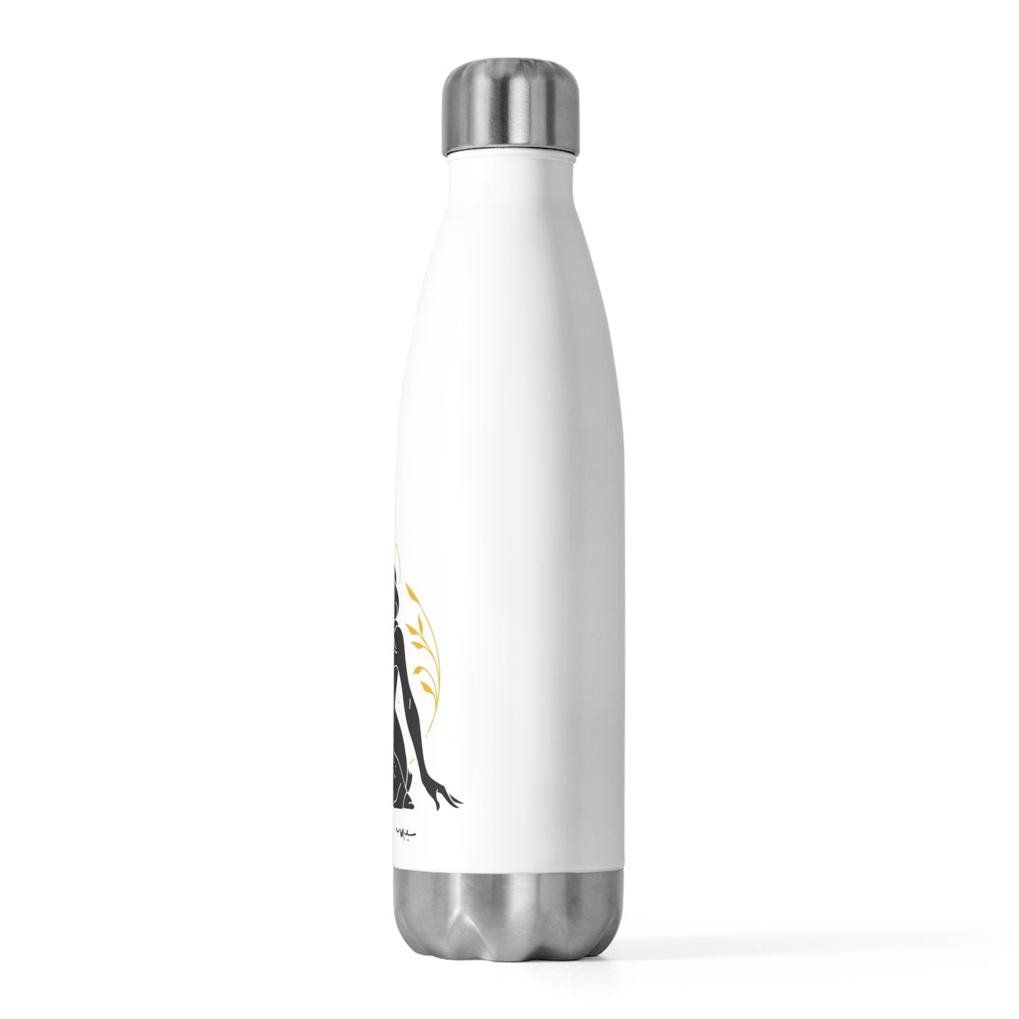 Meditation Goddess Insulated Bottle, Yoga Water Bottle, Eco-Friendly Drinkware, Gift for Mindfulness, Fitness, or Wellness Enthusiasts