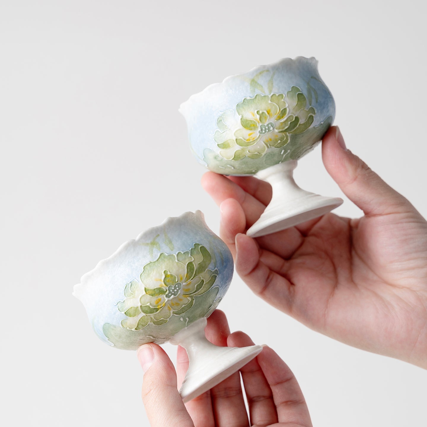 Lotus Ceramic Tea & Coffee Cup Set-4