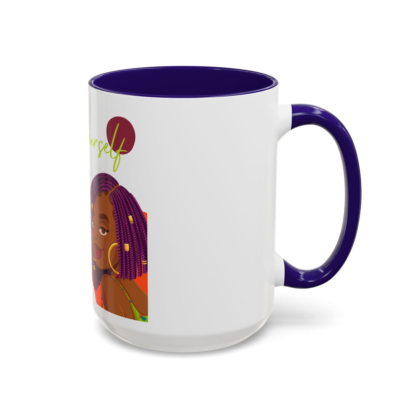 Colorful Be Yourself Mug, Inspirational Coffee Cup, Gift for Friends, Empowerment Mug, Unique Art Mug, Perfect for Birthdays