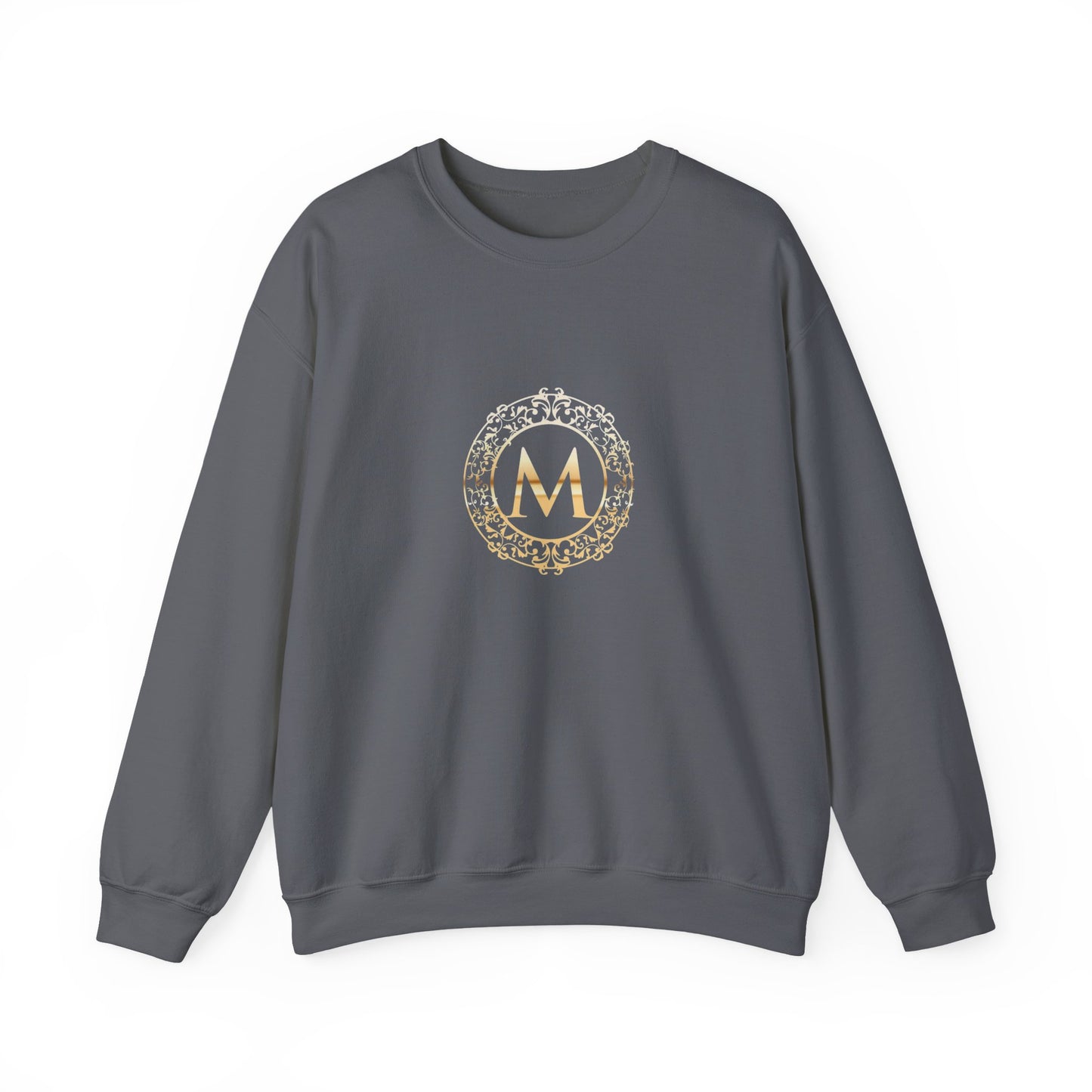 M LOGO - Mia Pruitt Monogrammed Heavy Blend Crewneck Sweatshirt