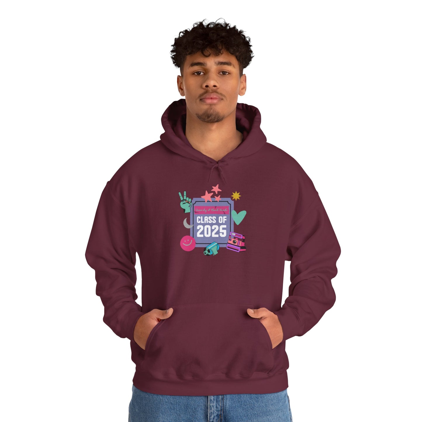 Class of 2025 Graduation Hoodie, Unisex Heavy Blend Hooded Sweatshirt, High School Graduation Gift, Casual Cool Style, College Hoodie