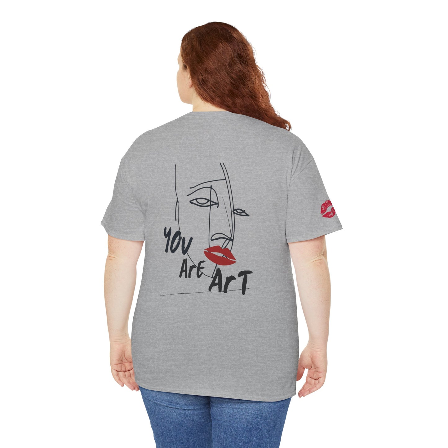 YOU ARE ART - SINGLE, TAKEN... Artistic Unisex Cotton Tee with Heartfelt Prints, Casual Wear, Gift for Artists, Streetwear, Inspirational Fashion