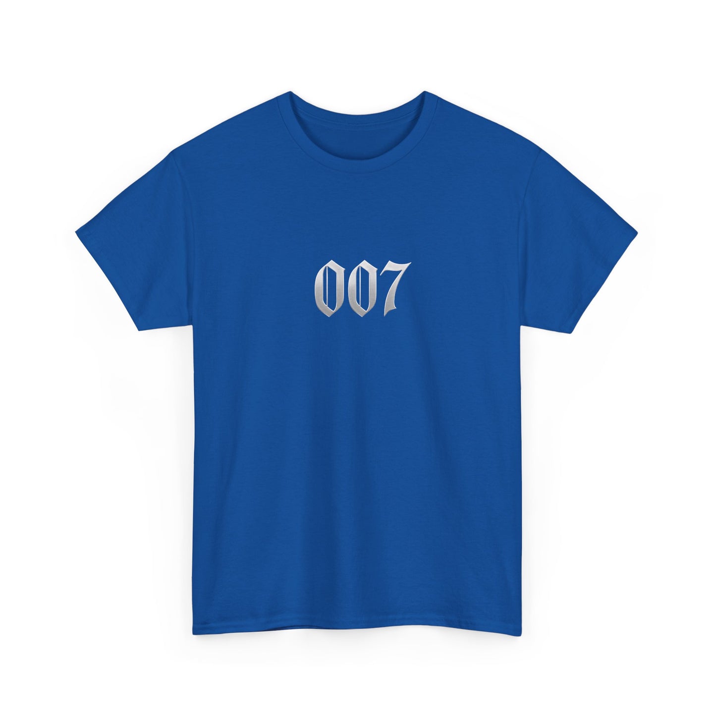 007 Graphic Tee — Subtle Spy Number Chest Print