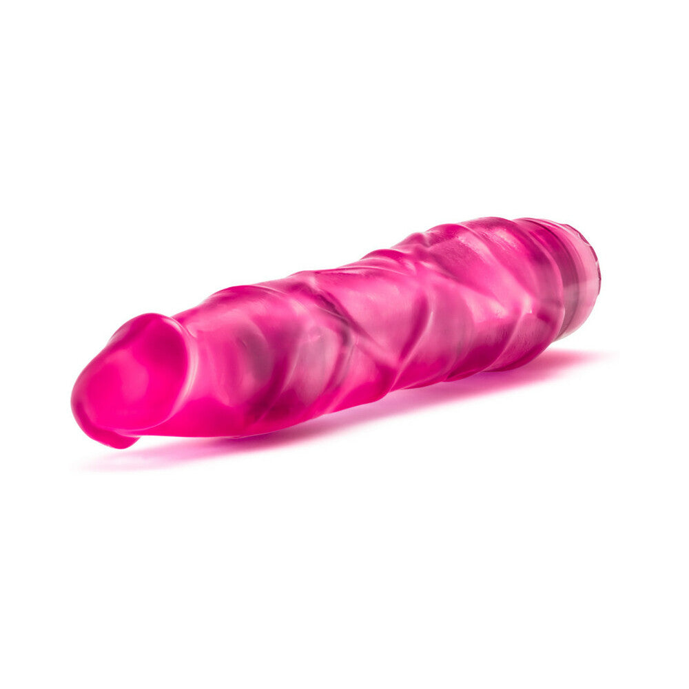 B Yours Vibe 1 Realistic 9 in. Vibrating Dildo Pink-3