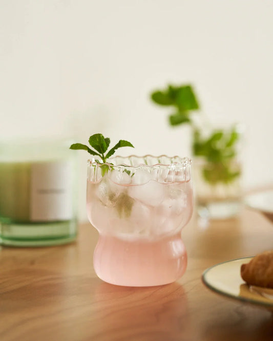 Stripe Coffee Cup Water Tumbler-0