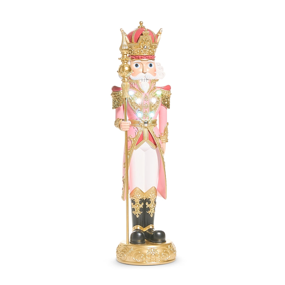 20" Lighted Pink Nutcracker-0
