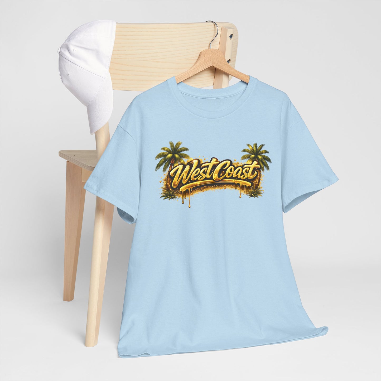 West Coast Palm Tree T-Shirt — Retro Surf Vibe Tee