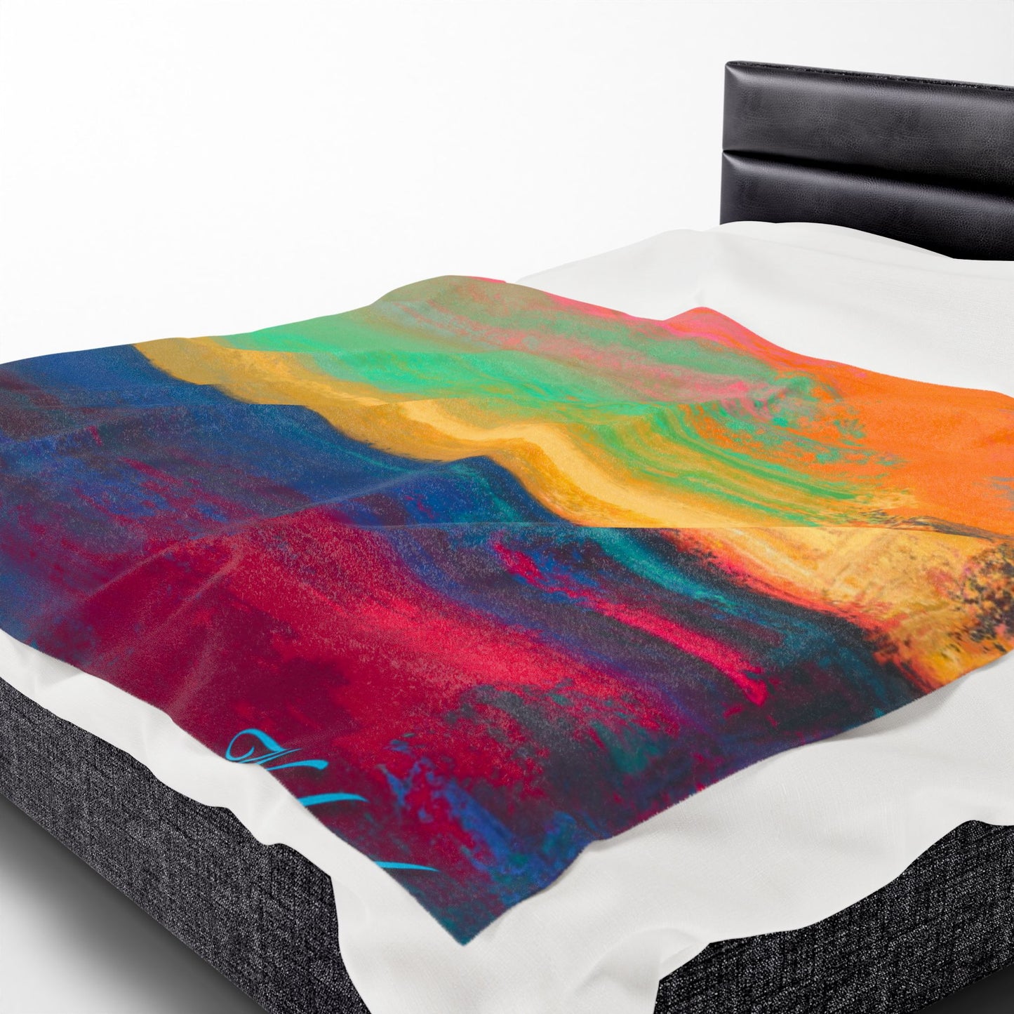 Vibrant Velveteen Plush Blanket | Cozy Throw for Home Decor, Gift for Weddings, Birthdays, Housewarming, Relaxation