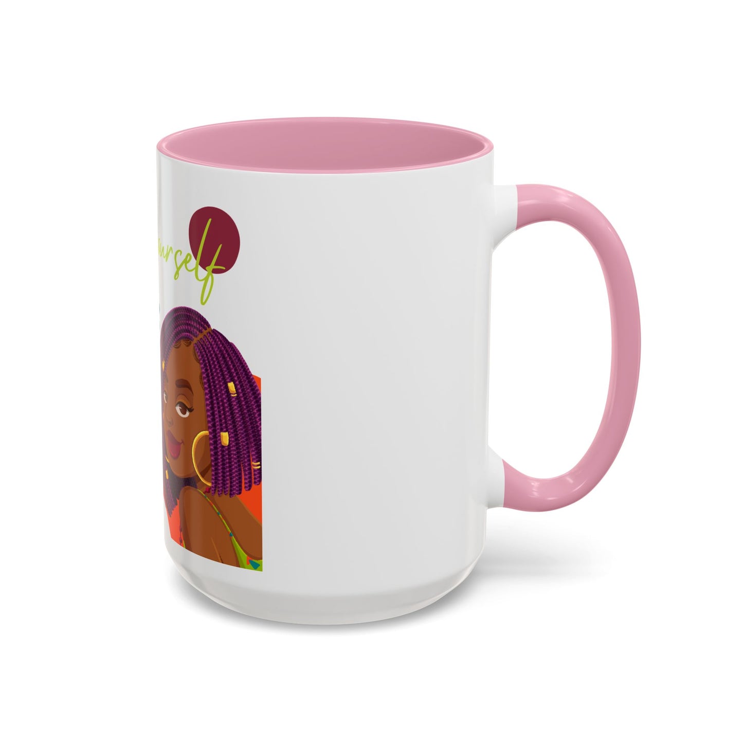 Colorful Be Yourself Mug, Inspirational Coffee Cup, Gift for Friends, Empowerment Mug, Unique Art Mug, Perfect for Birthdays