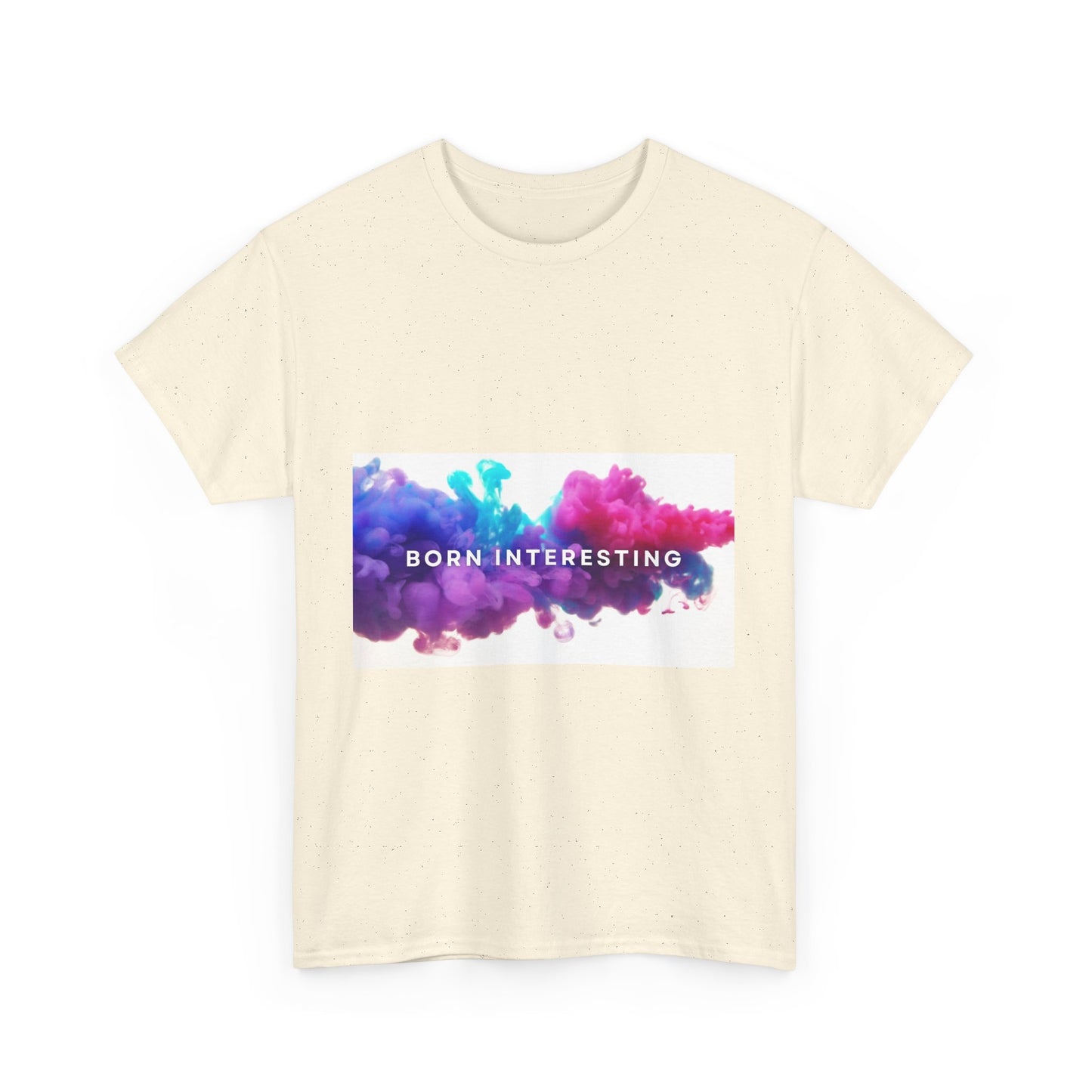 Unisex Cotton Tee – 'Born Interesting' Graphic Shirt, Casual Wear, Gift Idea, Trendy Tee, Daily Wear, Art-Inspired Shirt