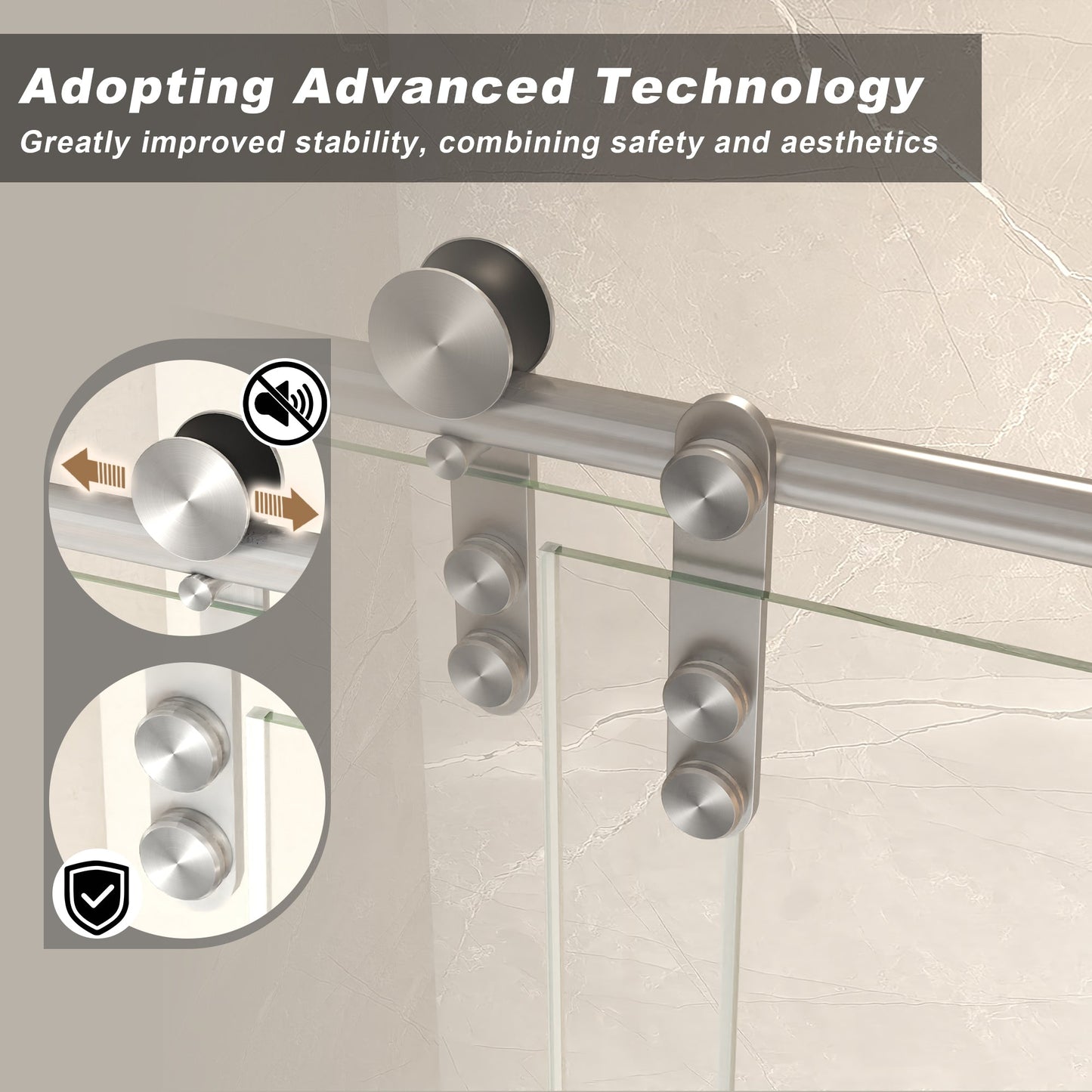 Frameless Sliding Bathtub Door