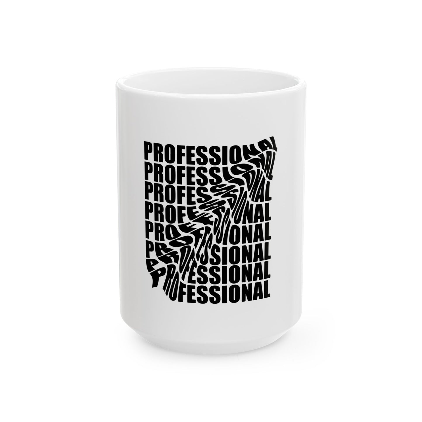 Professional Word Cloud Ceramic Mug - Perfect Gift for Professionals, Office Decor, Coffee Lovers, Inspirational Mug, Unique Gift Idea