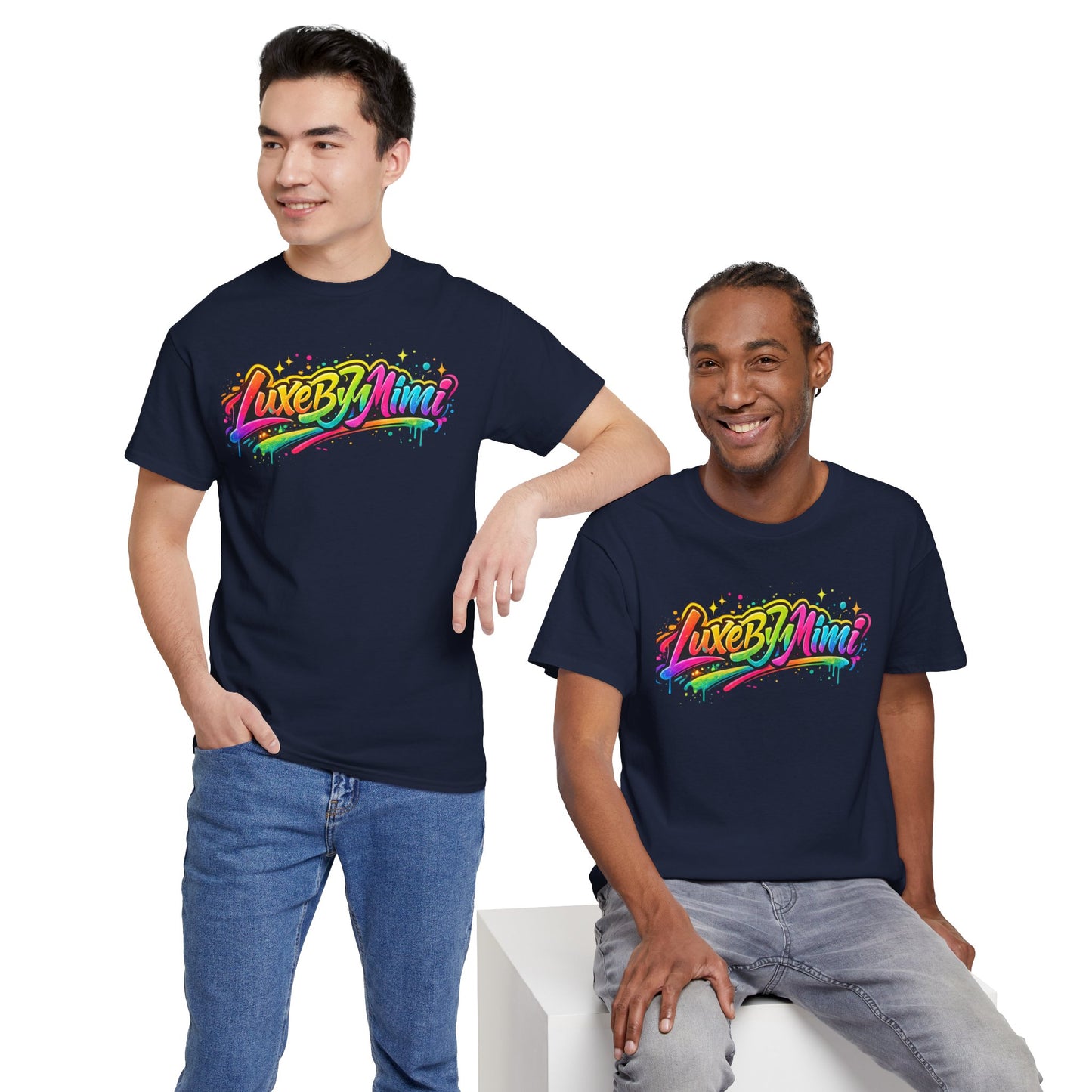 Graffiti Logo T-Shirt — 'Luxe By Mimi' Brand Colorful Streetwear Tee